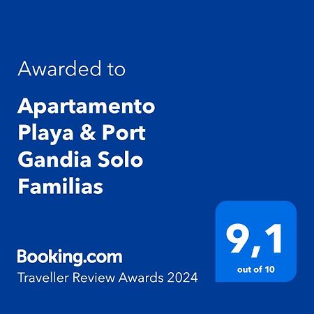 Apartamento Playa & Port Gandia Solo Familias Exterior photo